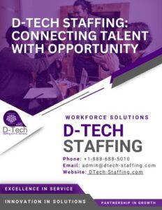 D-Tech Staffing Services Brochure - Digital Download